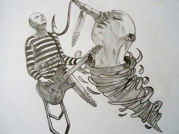 Desenho do protótipo Hot Site Smashing Pumpkins